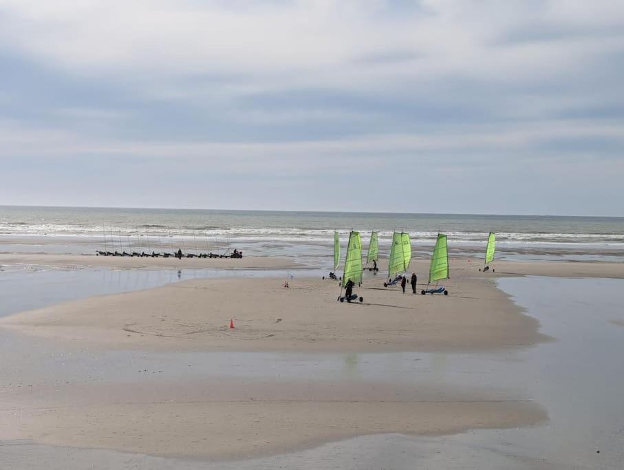 Evasion Plage - Appartement Lumineux Plein Centre Et 150M Plage Neufchâtel-Hardelot Extérieur photo